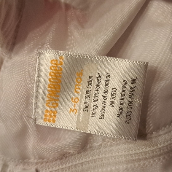 Gymboree girls 3-6 months Easter line sleeveless dress EUC - Picture 3 of 7